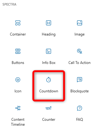 SPECTRAのウィジェット
